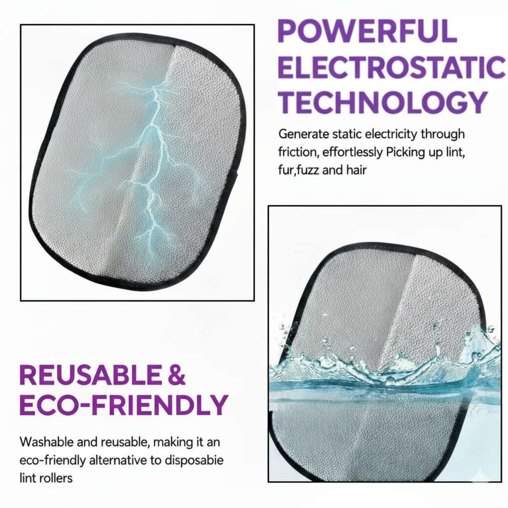 Reusable Pet Hair Removal Gloves